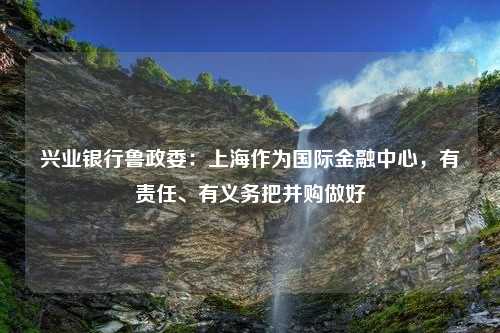 兴业银行鲁政委：上海作为国际金融中心，有责任、有义务把并购做好