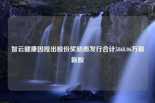 智云健康因授出股份奖励而发行合计5868.06万股新股