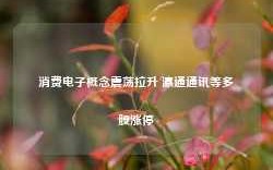 消费电子概念震荡拉升 瀛通通讯等多股涨停