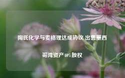 陶氏化学与麦格理达成协议 出售墨西哥湾资产40%股权