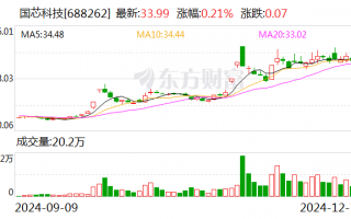 国芯科技：国家集成电路产业投资基金等股东拟减持不超3%股份