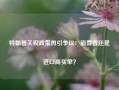 特朗普关税政策再引争议：消费者还是进口商买单？