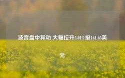 波音盘中异动 大幅拉升5.01%报161.65美元