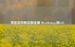 加密货币概念股走高 MicroStrategy涨8.4%