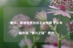 戴尔、惠普销售双双不及预期 个人电脑市场“复兴之路”遇挫-第1张图片-河北创正电气设备科技有限公司