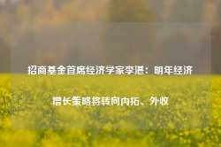 招商基金首席经济学家李湛：明年经济增长策略将转向内拓、外收-第1张图片-河北创正电气设备科技有限公司